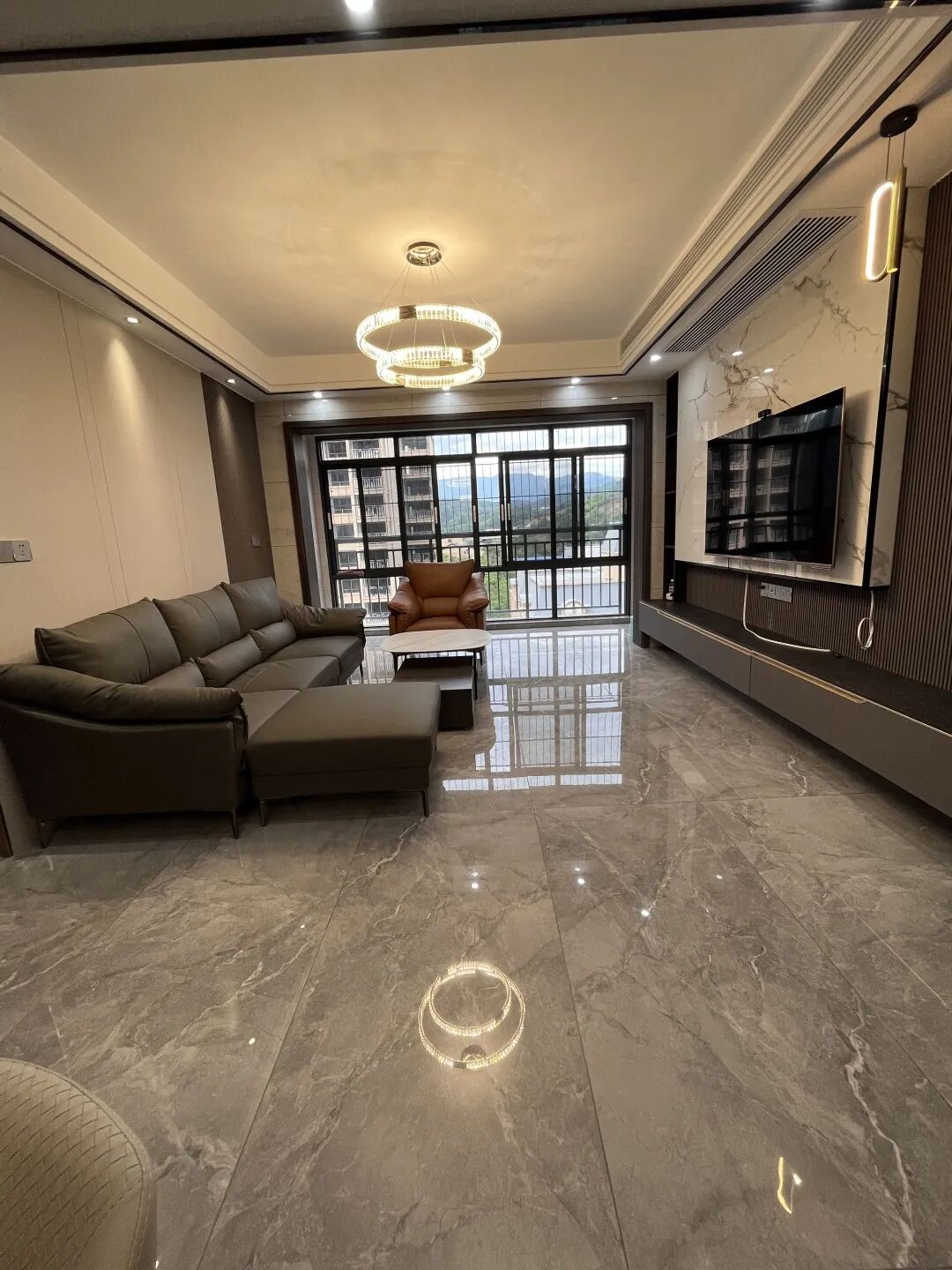 美陶瓷砖案例|140㎡现代轻奢设计，时尚雅致_6