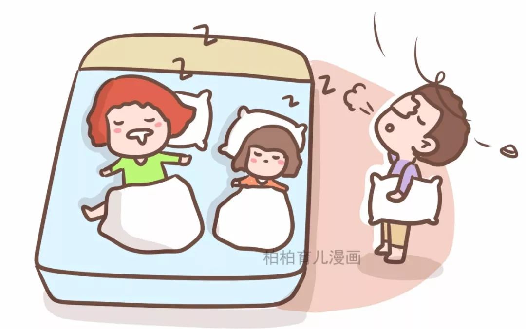 漫画|说起陪娃睡觉,那是一种白天可以看到星星的感觉