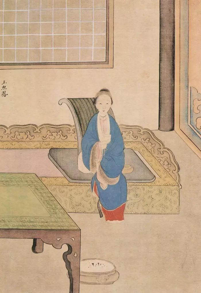 王熙凤,清改琦绘《红楼梦图咏》