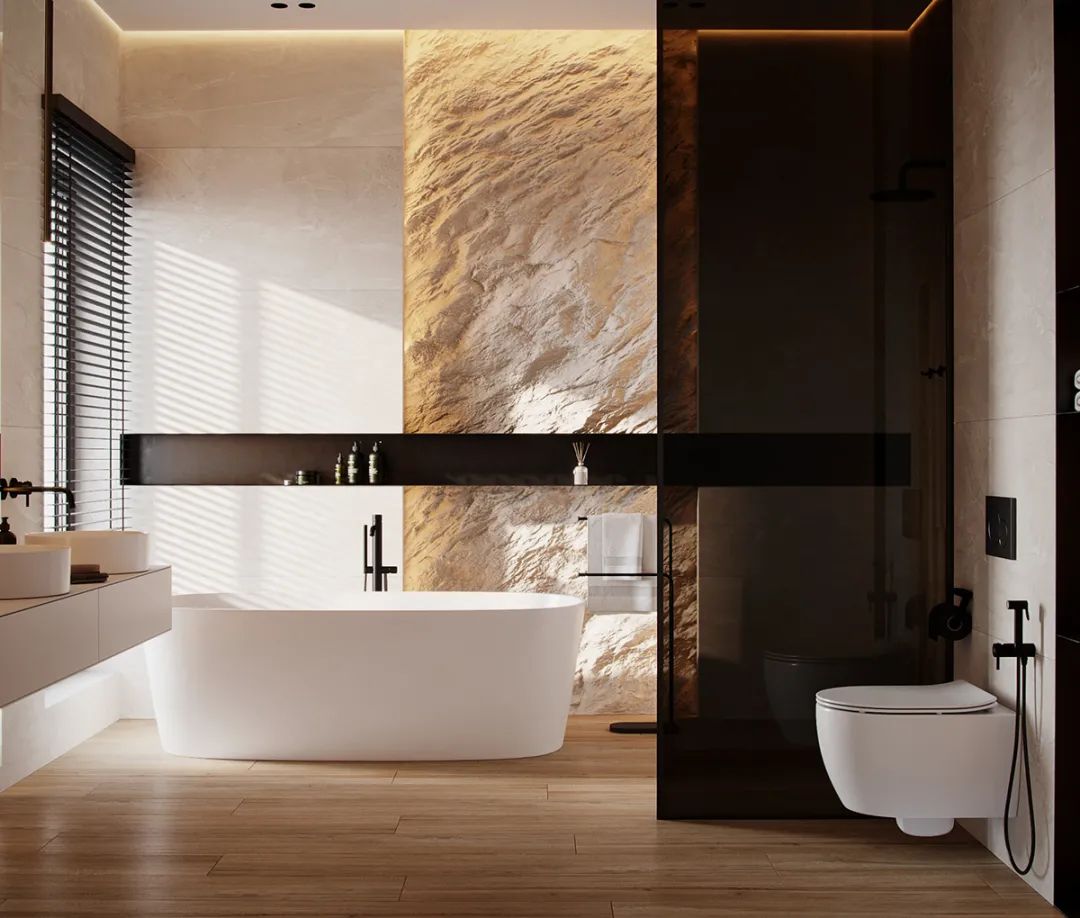 原木轻奢风格装修效果图 极简风格装修效果图_8