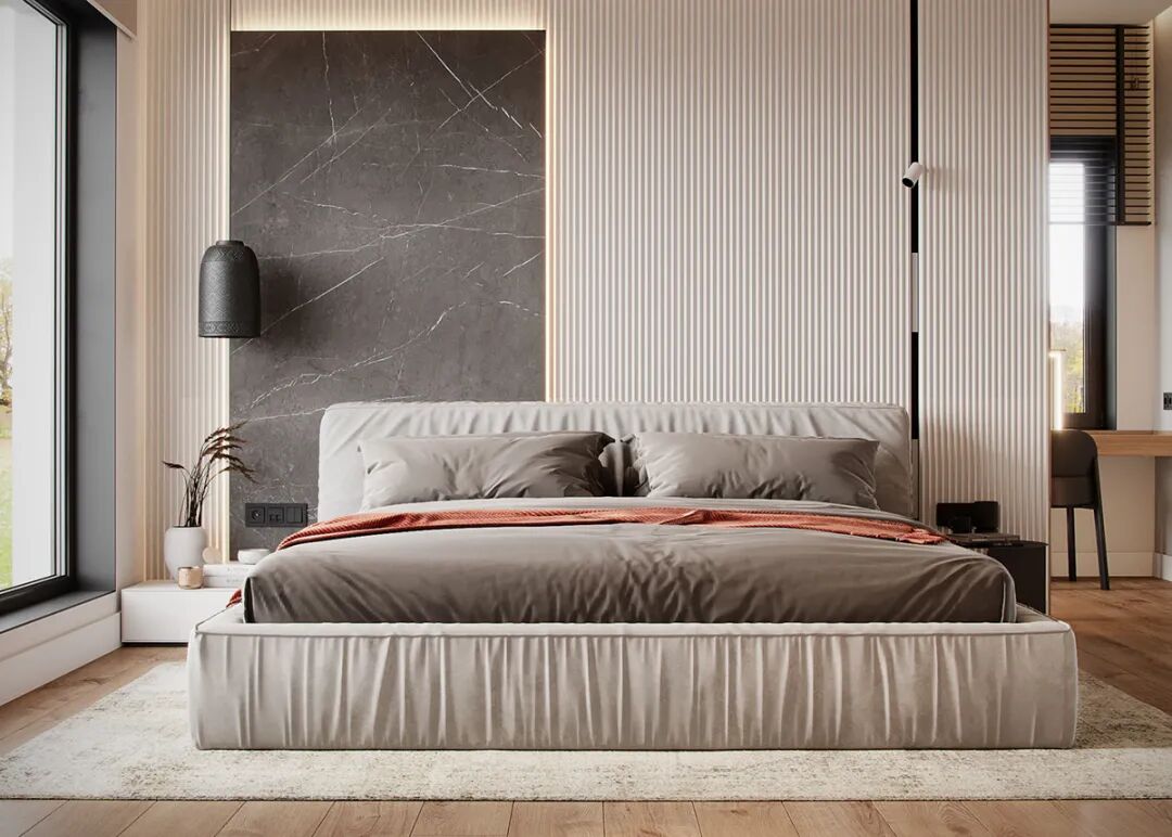 原木轻奢风格装修效果图 极简风格装修效果图_5