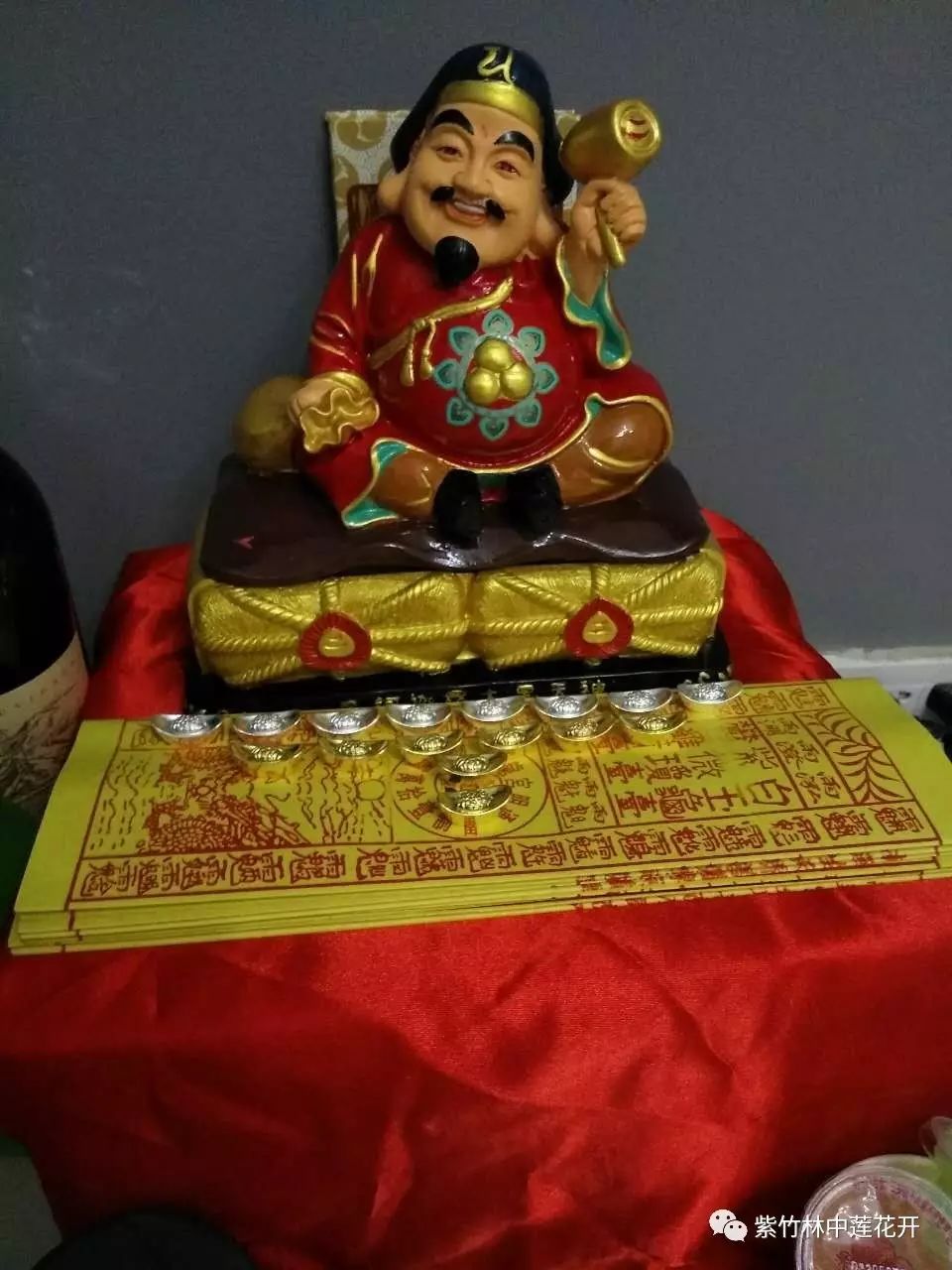 附为莹师兄开光的大黑天神像,愿见者增福,后期会举行一些互动小活动