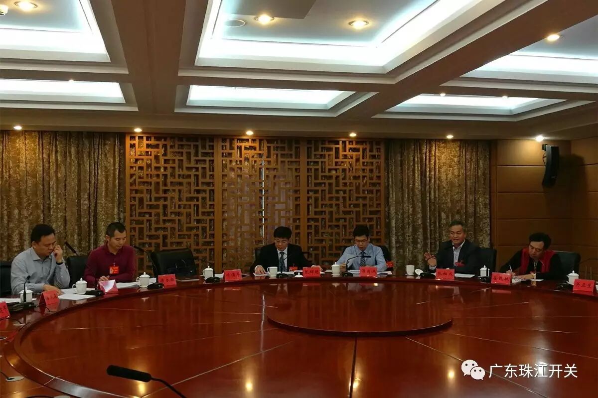 南海区政协十三届二次会议开幕，广东珠江开关董事长张柏成出席并参与分组讨论