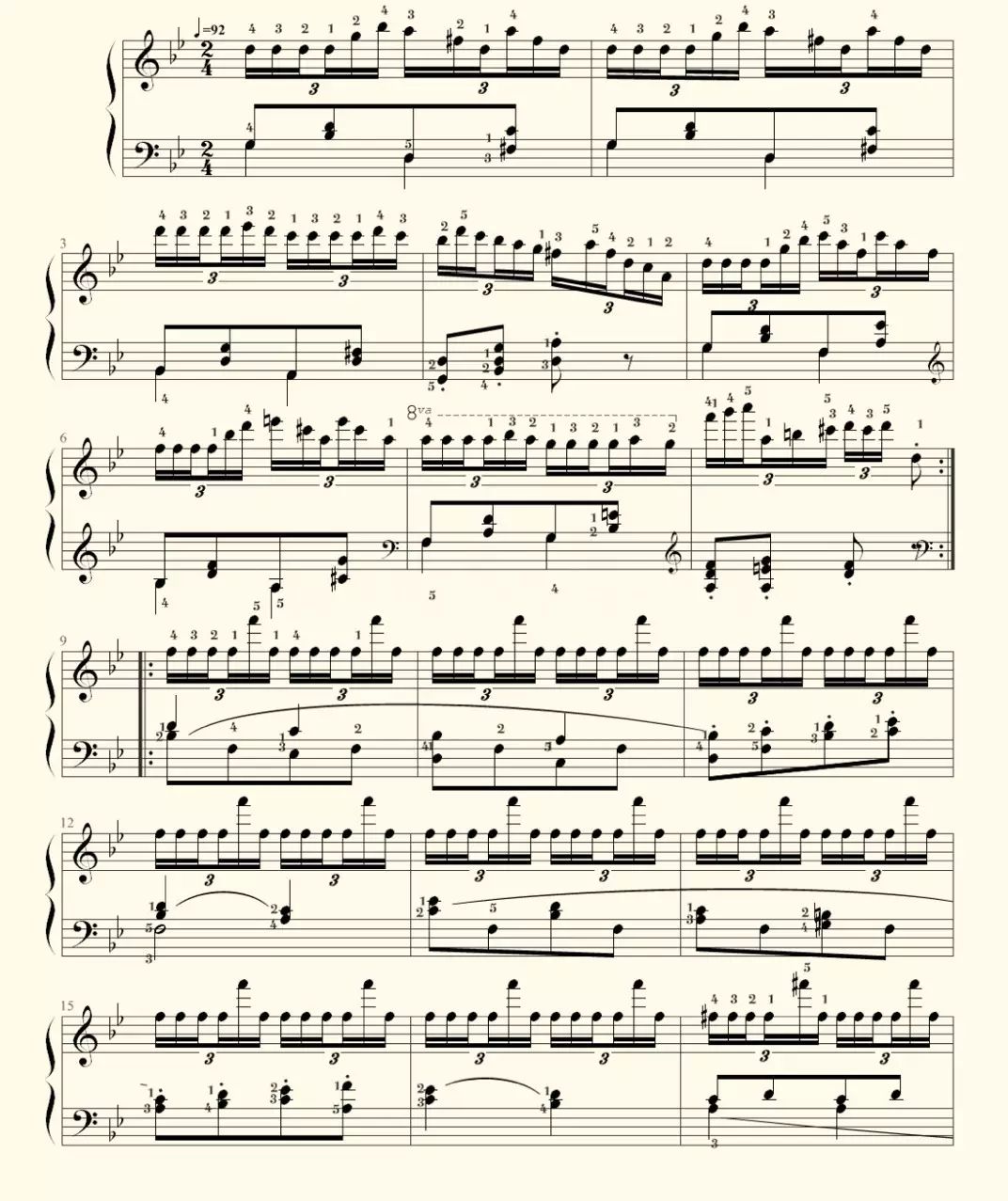 【每日美听】车尔尼849钢琴流畅练习曲第26课(附音频