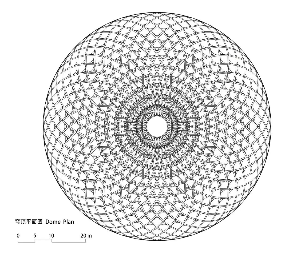 穹顶平面图