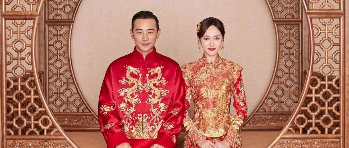 新娘唐嫣,新郎罗晋,奏乐啦~~
