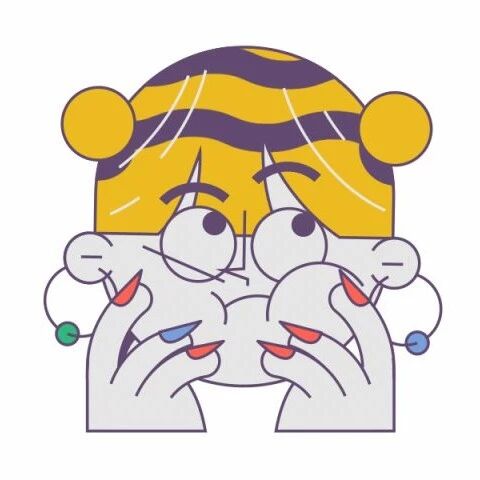 白俄罗斯设计师创作的Q弹可爱GIF图