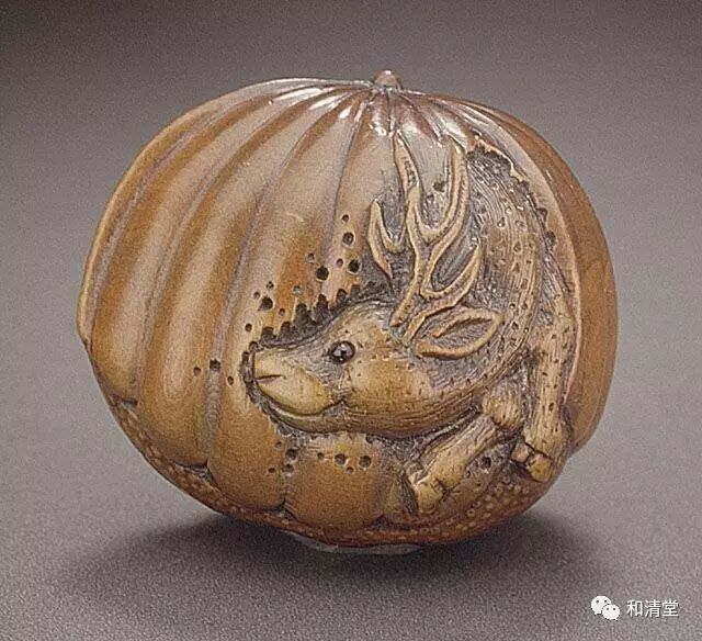 粟子蛇根付（屹人）