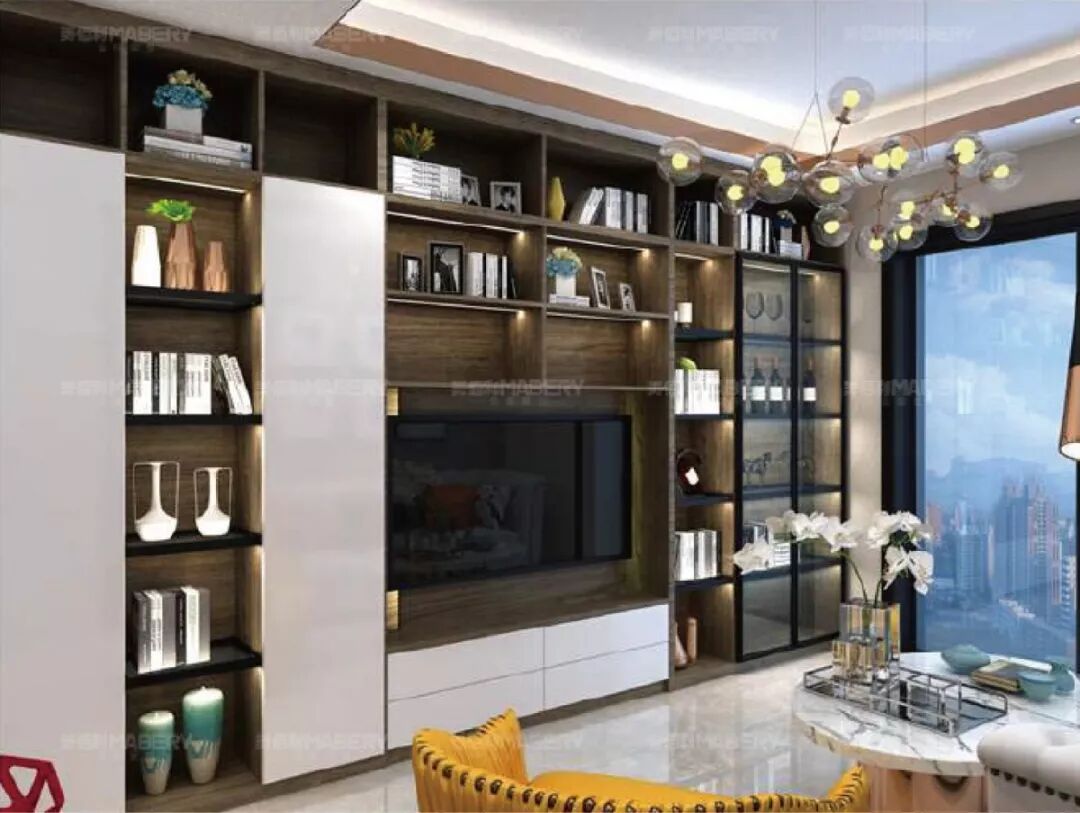 美佰利全屋定制  现代简约风格全屋定制效果图_6