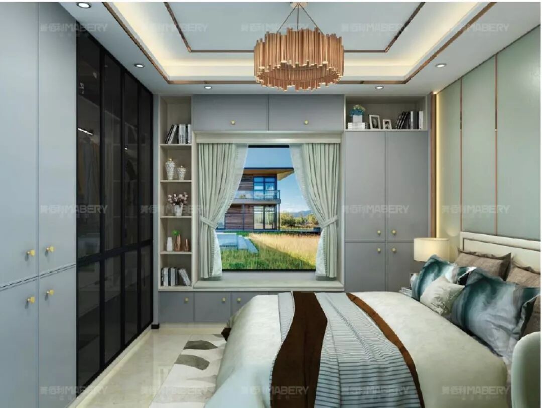 美佰利全屋定制  现代简约风格全屋定制效果图_4