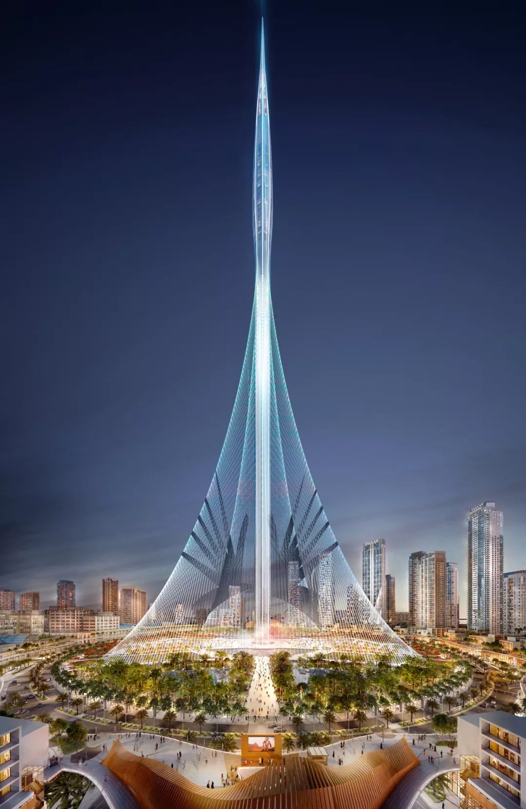 迪拜能让人忘掉所有的抱怨,它又来创造奇迹了,在建的未来第一高塔迪拜