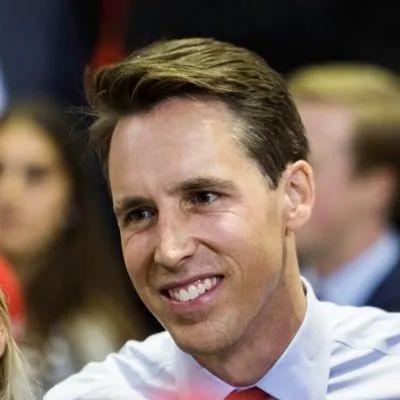 美国参议员约什·霍利(josh hawley)作为美国议员,在香港暴力游行期间