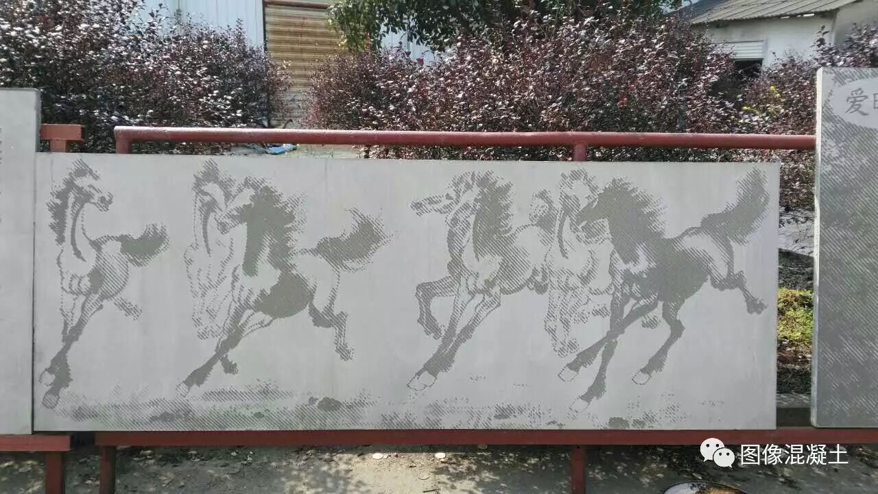 砼画.图像混凝土制作过程(含视频)