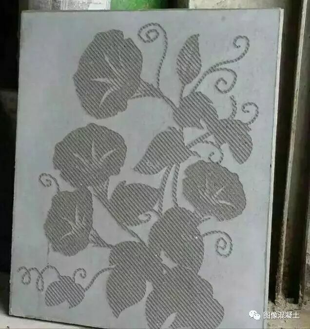 砼画.图像混凝土制作过程(含视频)