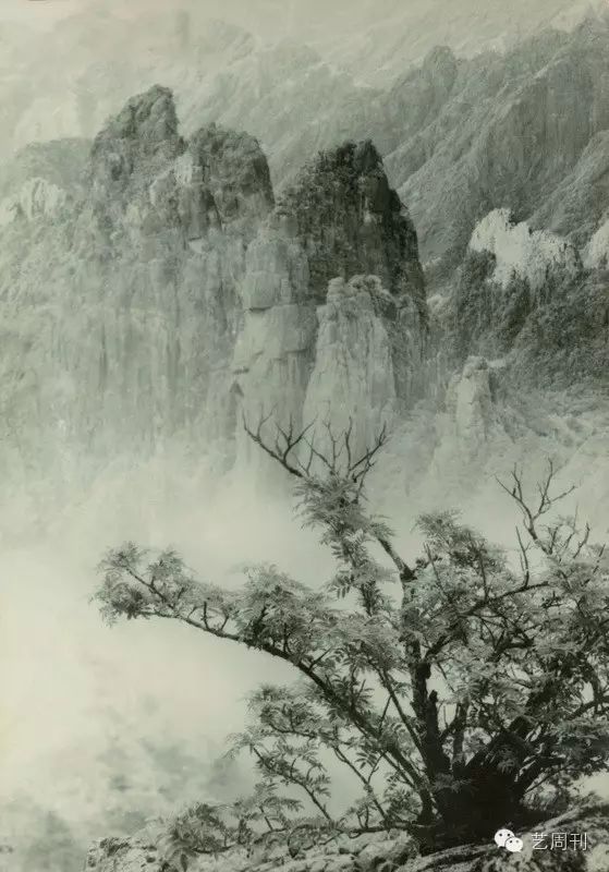 郎静山 湖山揽胜 11×40.5cm 1984年 郎静山 绝嶂回云 61×42.