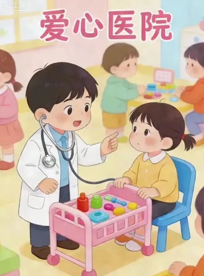 生成爱心医院案例视频-幼师课件网
