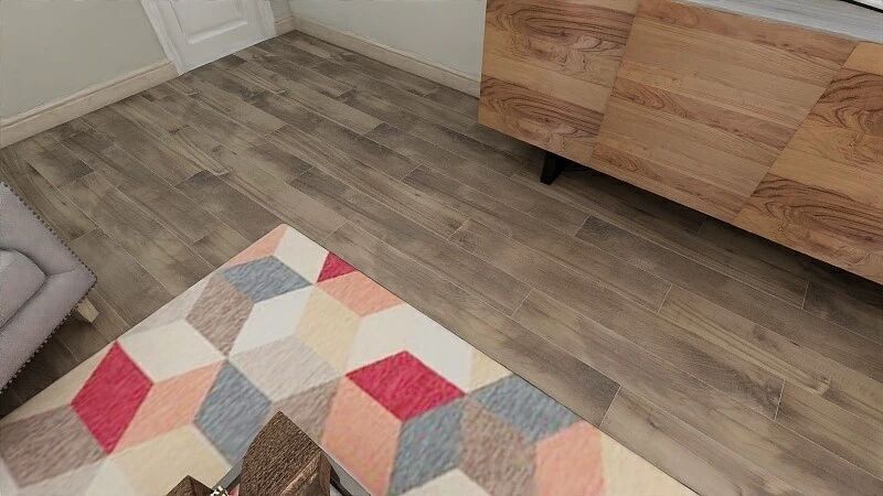 木地板斜着铺，效果居然这么赞！