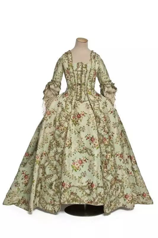 洛可可法式长裙/法国/1760-65年