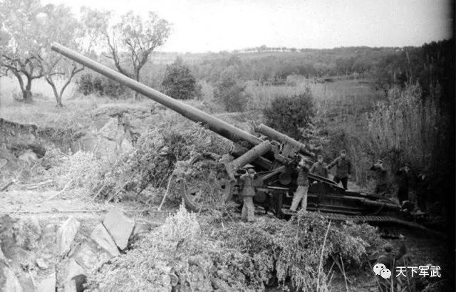 苏联研发的s23型180毫米加农炮,曾出口到朝鲜,中东地区等 在"谷山大炮
