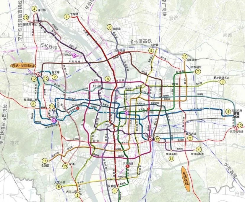 望城区十四五交通规划出炉你关心的轨道线路都来了