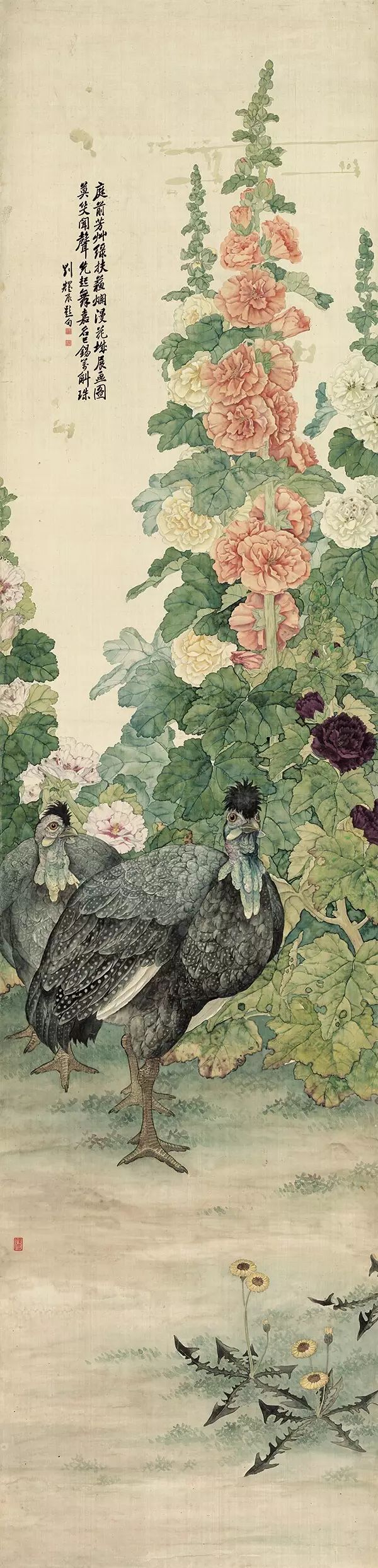 看完这些花鸟作品,你才能真正知道刘奎龄有多厉害!