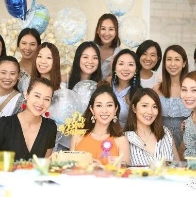 怀孕7月TVB女星举行迎婴派对 胡杏儿力亚男姊妹共聚