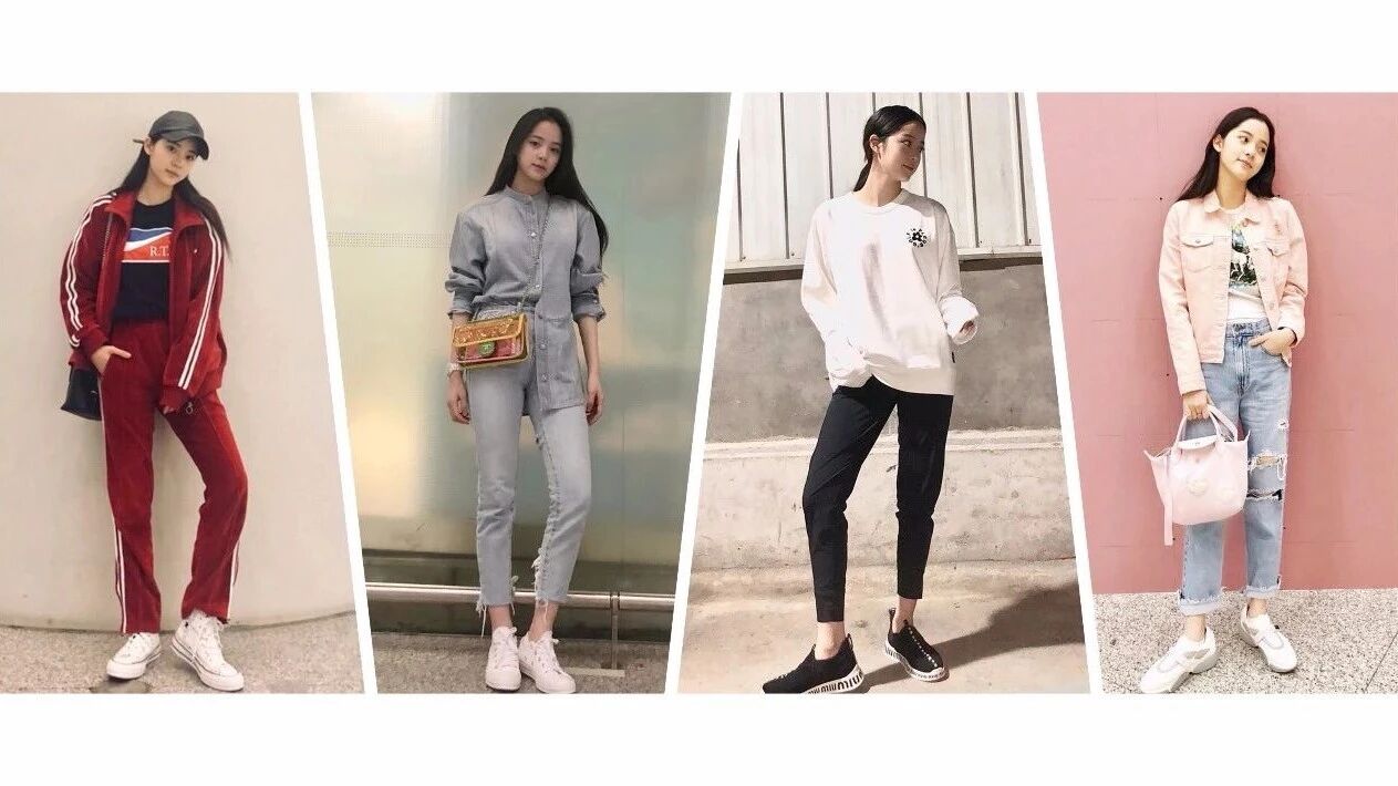 欧阳娜娜用一双运动鞋玩出百变风格,照着穿就对了~