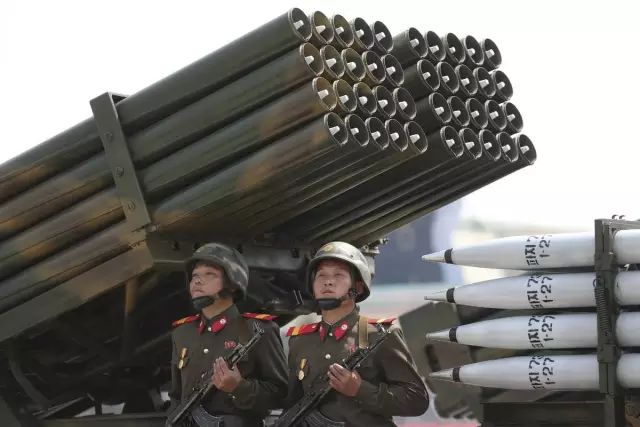 朝鲜的多管火箭炮