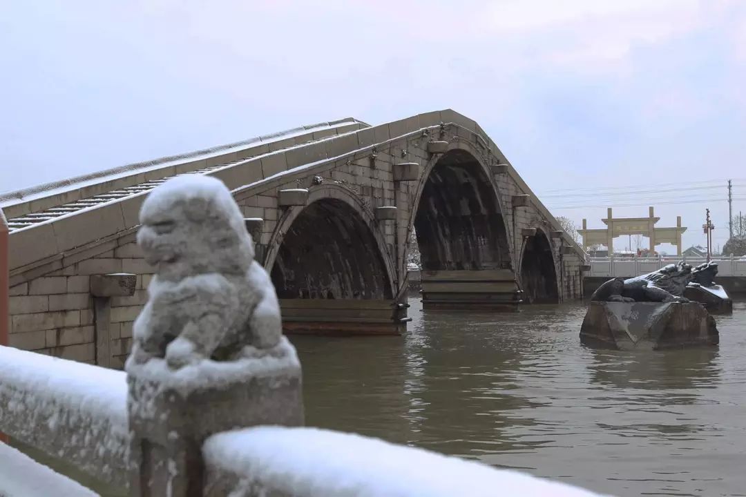 遇见最美的王江泾,大雪初霁,银装素裹