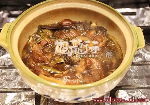 红烧双排刺参，腰参