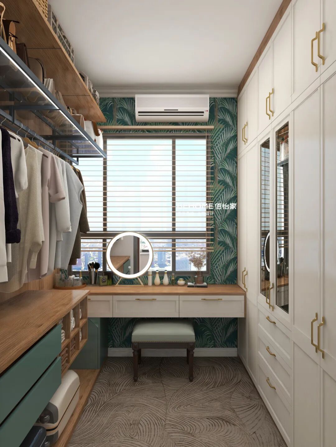 想让衣帽间配色更出色？3个案例给你灵感！_1