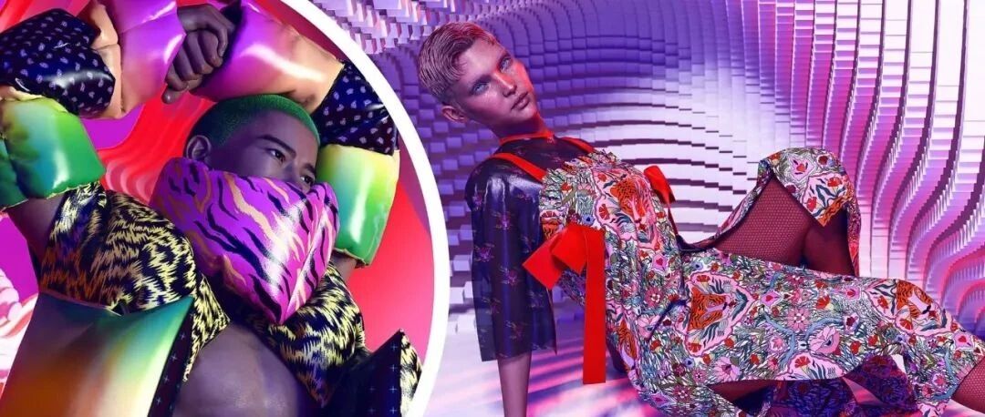 跨年演唱會上的虛擬人，也是未來元宇宙時尚界的寵兒圖片