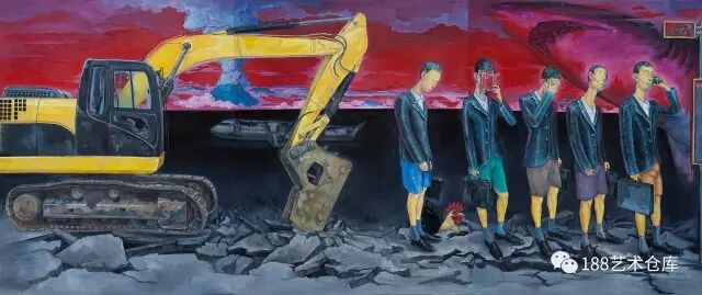 《饼干盆地》中/美艺术沙龙展