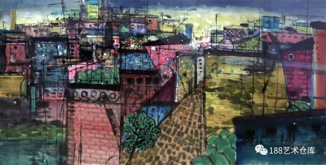 《饼干盆地》中/美艺术沙龙展