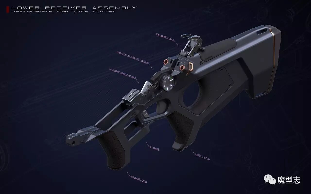 为游戏设计科幻类枪支