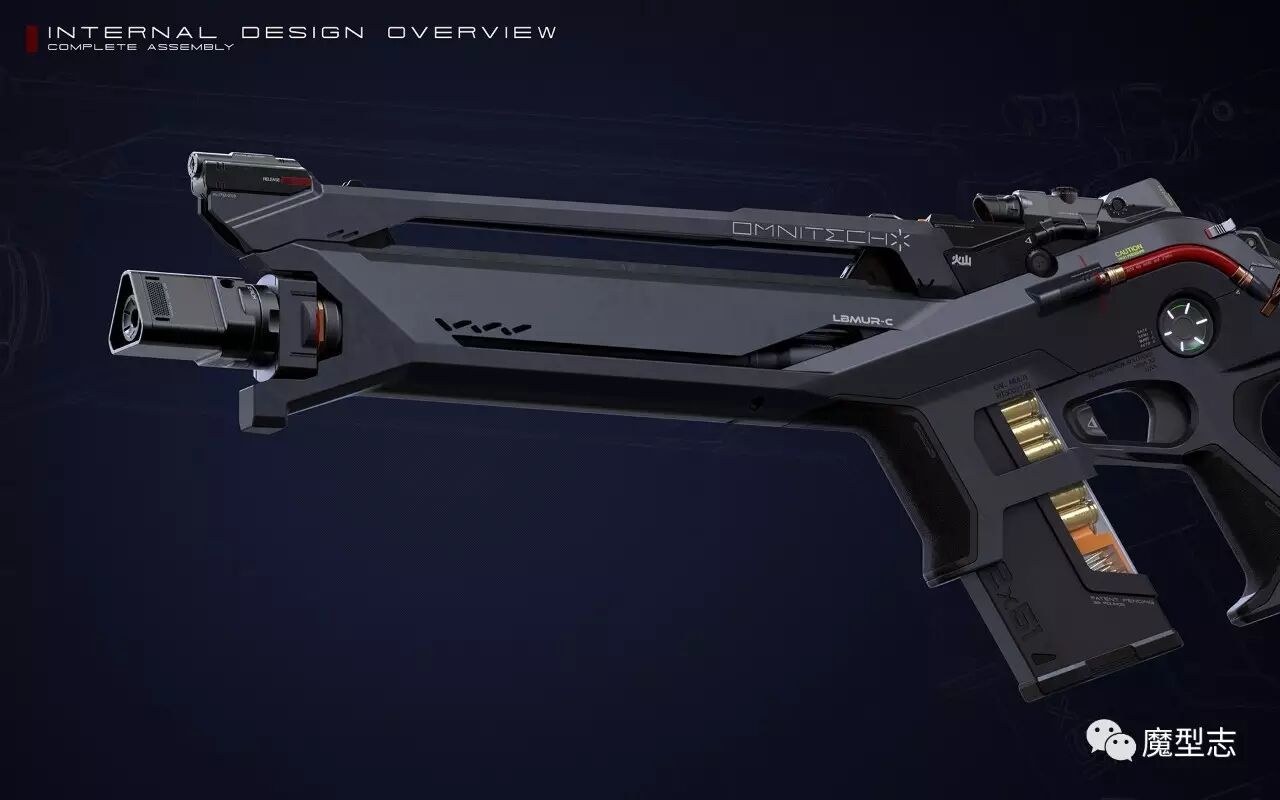 为游戏设计科幻类枪支