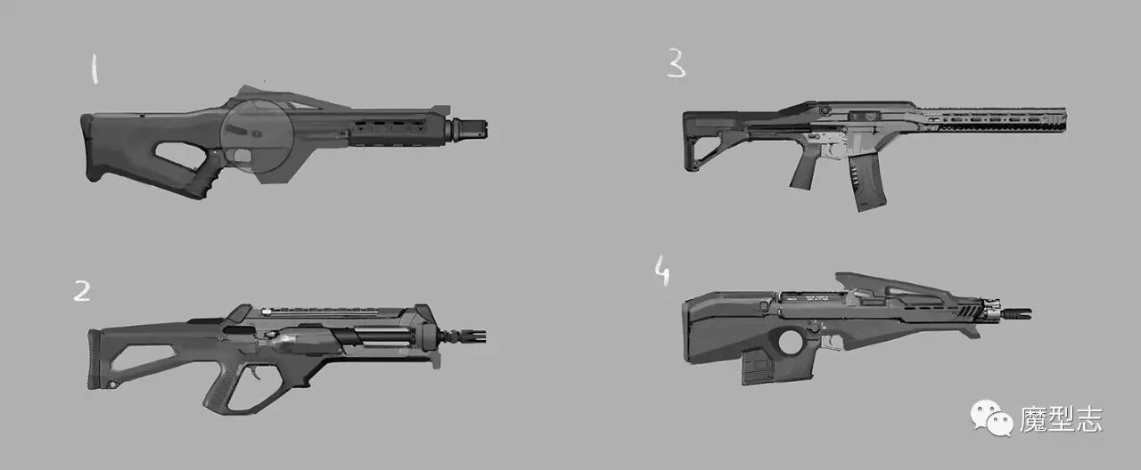 为游戏设计科幻类枪支