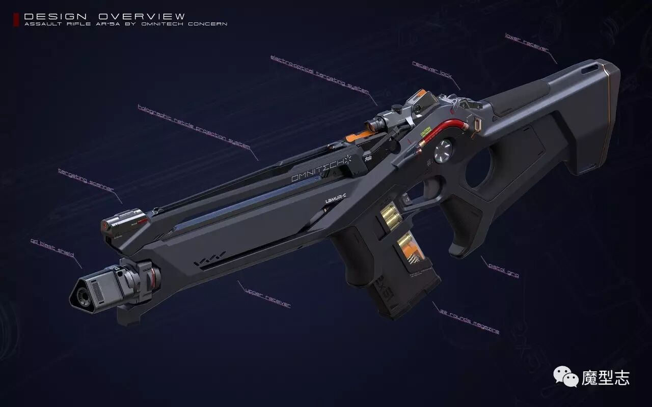 为游戏设计科幻类枪支