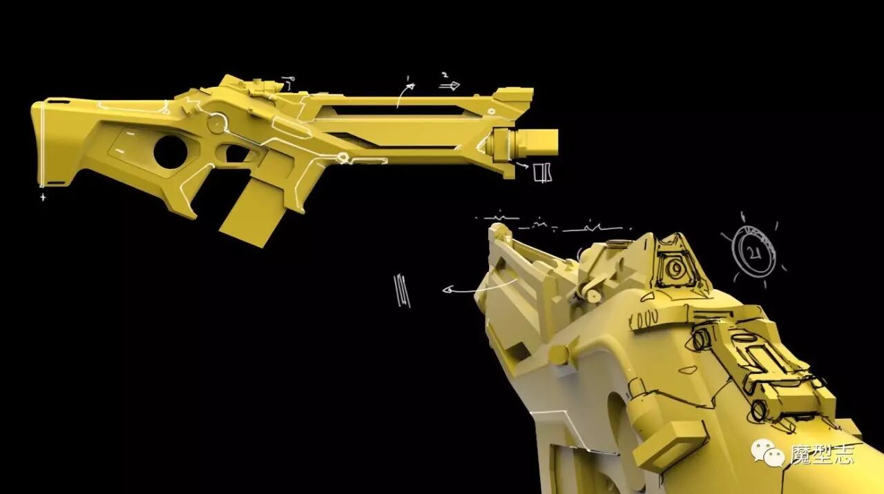 为游戏设计科幻类枪支