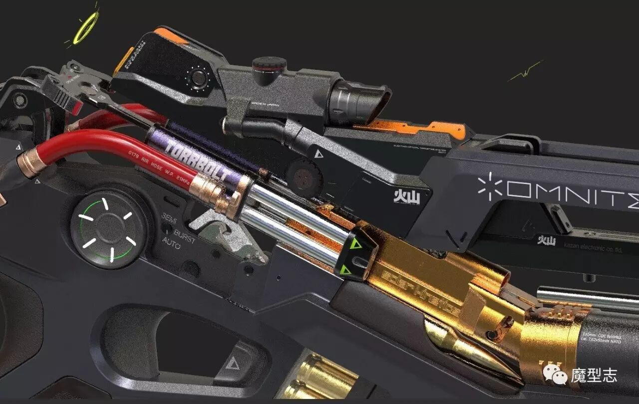 为游戏设计科幻类枪支