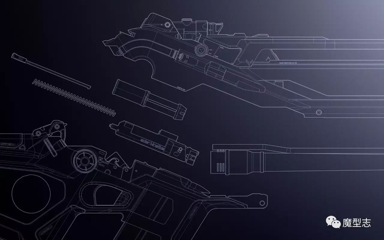 为游戏设计科幻类枪支