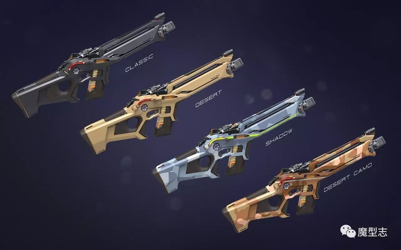 为游戏设计科幻类枪支