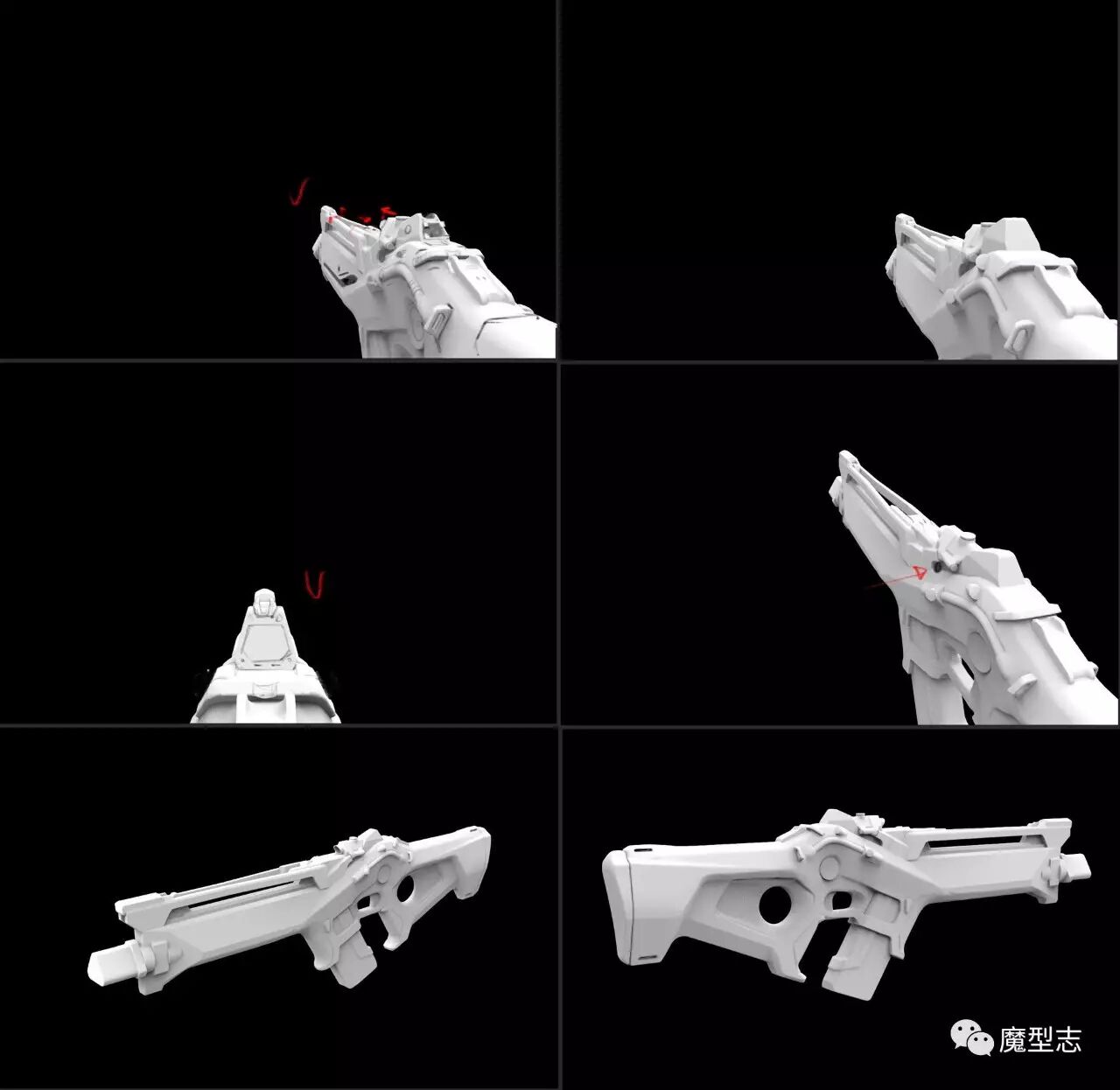 为游戏设计科幻类枪支