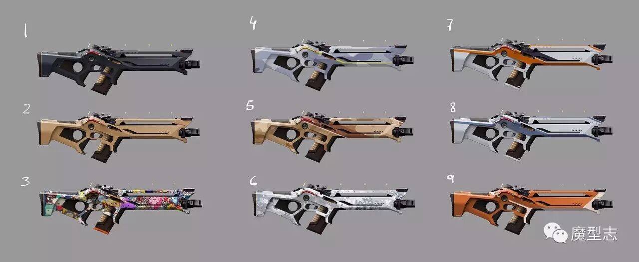 为游戏设计科幻类枪支