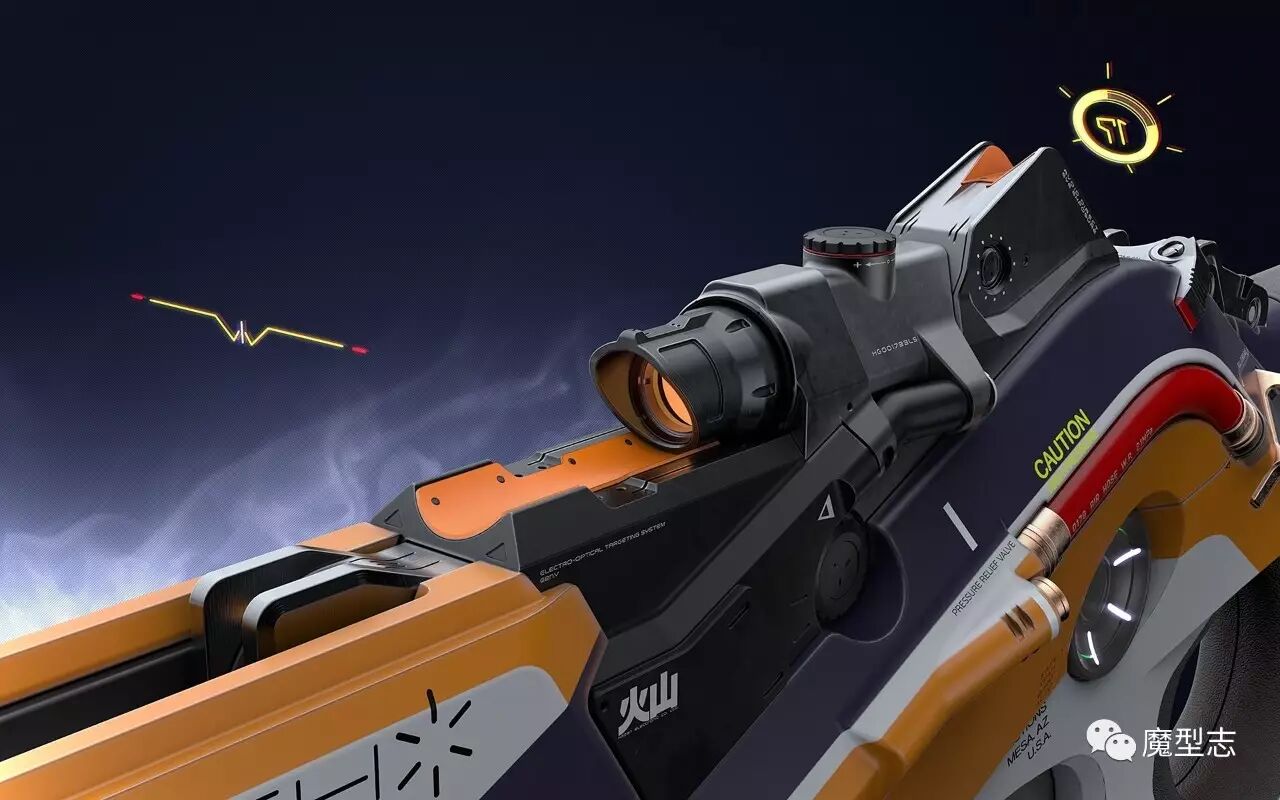 为游戏设计科幻类枪支