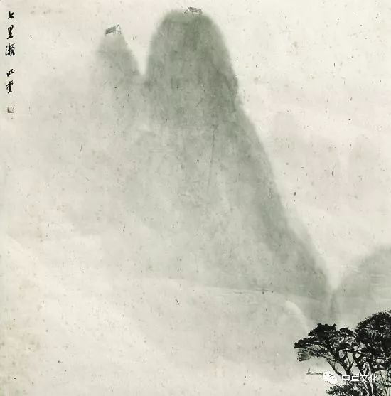 其水墨画, 让人感受最深的是画面的空灵,柔和与浑然 画作有着至柔至