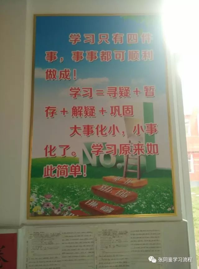 张同鉴学习流程进入山东省齐河第一中学