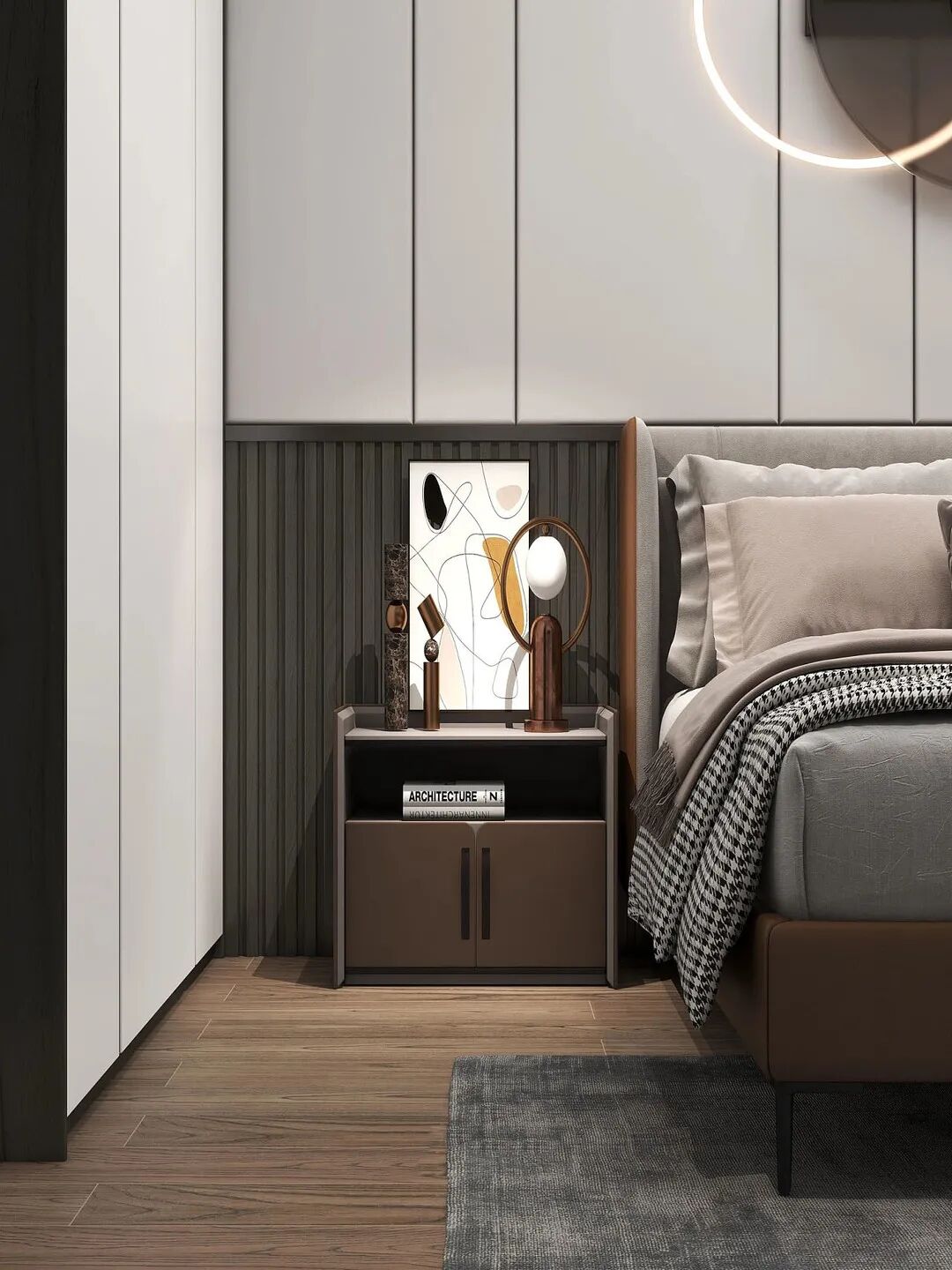 益圆木门 轻奢风格家装效果图_14