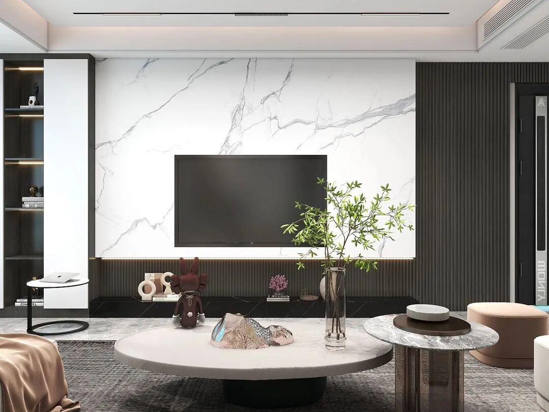 益圆木门 轻奢风格家装效果图_4