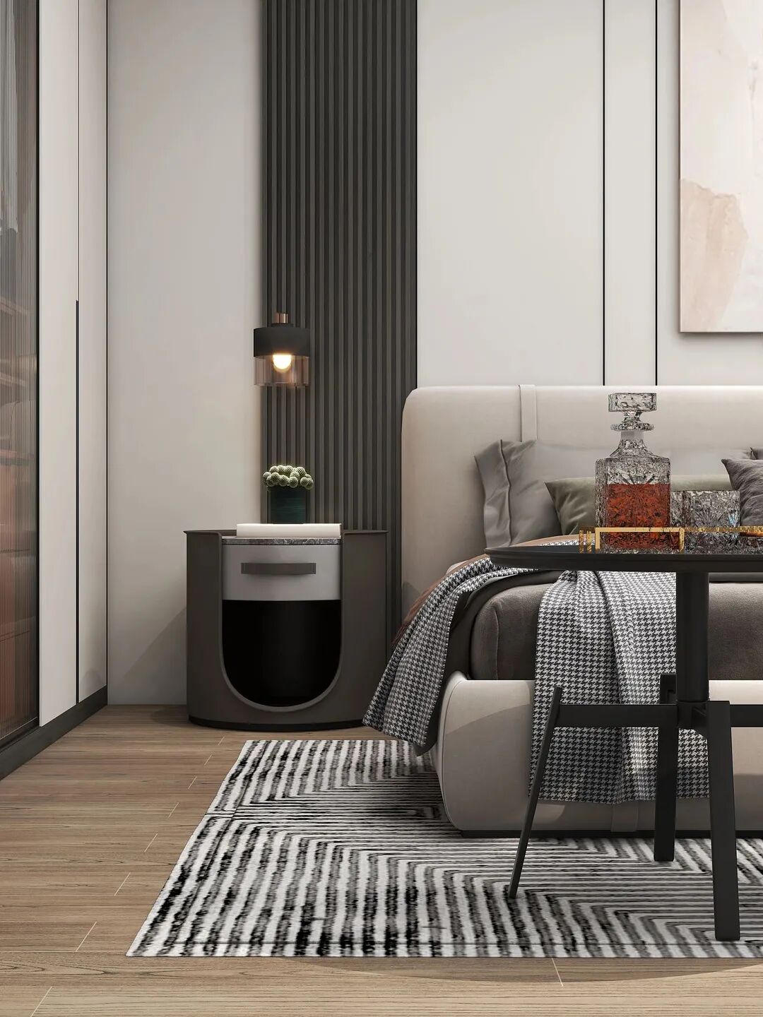 益圆木门 轻奢风格家装效果图_11